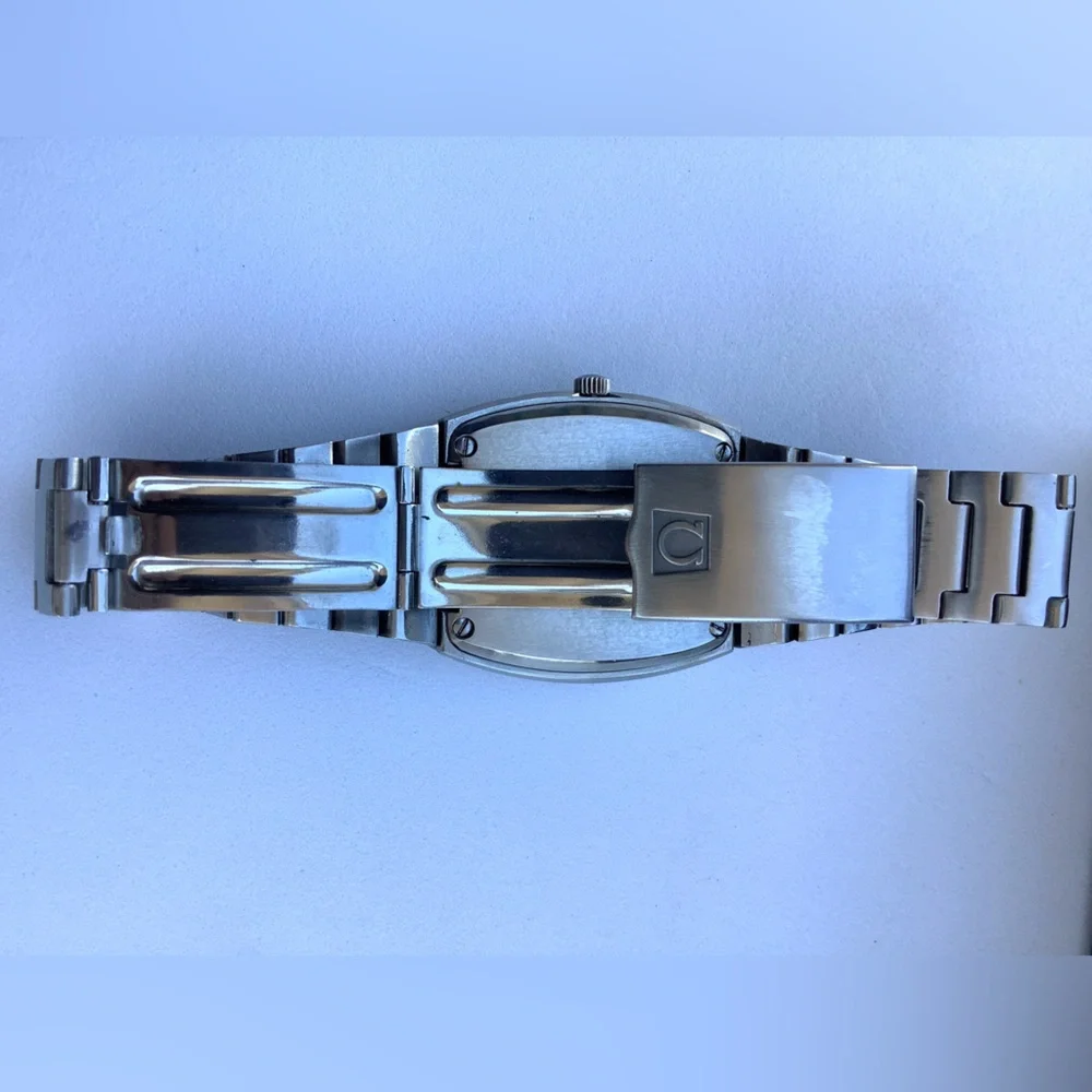 Omega Men's Silver Stainless Steel Constellation Watch with Cream Dial